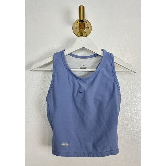 NIKE Vintage Top with Racer Back Cut in Baby Blue Size Medium - Picture 1 of 3